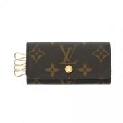 Pre-owned Canvas key-holders Louis Vuitton Vintage , Brown , Dames