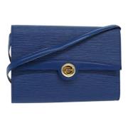 Pre-owned Leather louis-vuitton-bags Louis Vuitton Vintage , Blue , Da...