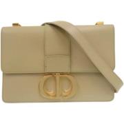 Pre-owned Leather dior-bags Dior Vintage , Beige , Dames