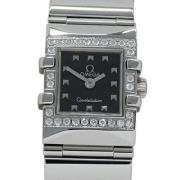 Pre-owned Stainless Steel watches Omega Vintage , Black , Dames