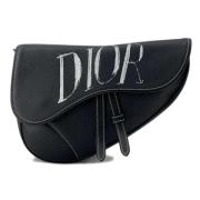 Pre-owned Leather dior-bags Dior Vintage , Black , Heren