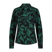 Mila Groene Blouse met Print Lady Day , Green , Dames