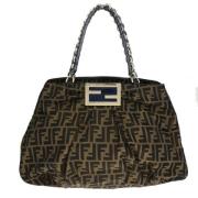 Pre-owned Canvas fendi-bags Fendi Vintage , Brown , Dames