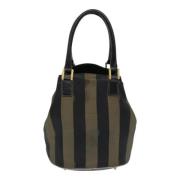 Pre-owned Canvas handbags Fendi Vintage , Brown , Dames