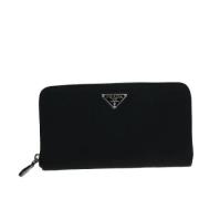 Pre-owned Fabric wallets Prada Vintage , Black , Dames