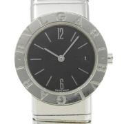 Pre-owned Stainless Steel watches Bvlgari Vintage , Black , Dames