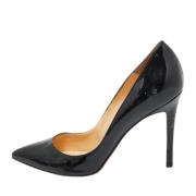 Pre-owned Leather heels Christian Louboutin Pre-owned , Black , Dames