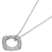 Pre-owned White Gold necklaces Tiffany & Co. Pre-owned , Gray , Dames