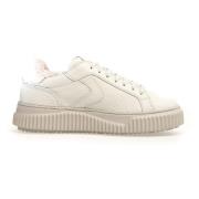 Witte Leren Sneakers City Chic Stijl Voile Blanche , White , Dames