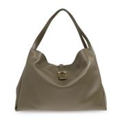 Tas type shopper maat groot Salvatore Ferragamo , Green , Dames