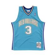 NBA New Orleans Basketbal T-shirt Mitchell & Ness , Blue , Heren