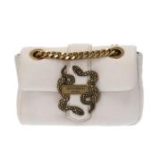 Nieuwe Iconische Puffy Dames Tas Just Cavalli , White , Dames