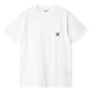 S/S Zak T-shirt Carhartt Wip , White , Heren