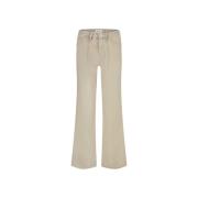 Beige Wide Leg Jeans voor Vrouwen Fabienne Chapot , Beige , Dames