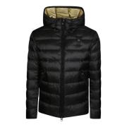 Hooded Puffer Jacket Blauer , Black , Heren