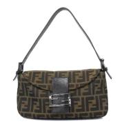 Pre-owned Canvas handbags Fendi Vintage , Brown , Dames