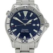 Pre-owned Stainless Steel watches Omega Vintage , Blue , Heren