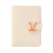 Pre-owned Leather wallets Louis Vuitton Vintage , White , Dames