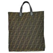 Pre-owned Canvas fendi-bags Fendi Vintage , Brown , Dames