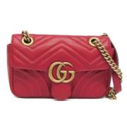 Pre-owned Leather gucci-bags Gucci Vintage , Red , Dames