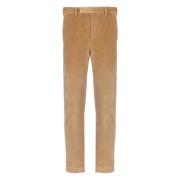 Bruine Slim-Fit Katoenen Broek PT Torino , Brown , Heren