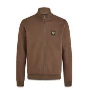 Katoen Fleece Ritsjack Belstaff , Brown , Heren