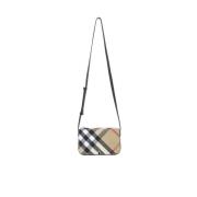 Luxe Crossbody Tas voor Vrouwen Burberry , Beige , Dames