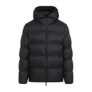 Zwarte Masac Donsjas voor Mannen Moncler , Black , Heren