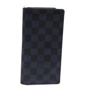 Pre-owned Canvas wallets Louis Vuitton Vintage , Black , Dames