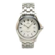 Pre-owned Stainless Steel watches Omega Vintage , White , Heren