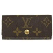 Pre-owned Fabric key-holders Louis Vuitton Vintage , Brown , Dames