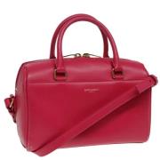 Pre-owned Leather handbags Yves Saint Laurent Vintage , Red , Dames