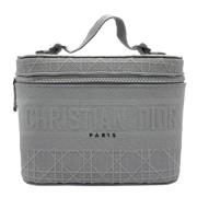 Pre-owned Canvas dior-bags Dior Vintage , Gray , Dames