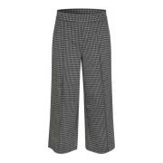 Cropped broek met pied-de-poule patroon Masai , Gray , Dames