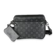 Pre-owned Canvas louis-vuitton-bags Louis Vuitton Vintage , Black , Da...