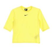 Sportswear Icon Clash Mesh Top Nike , Yellow , Dames