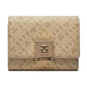 Damesportemonnee met klep Tommy Hilfiger , Beige , Dames