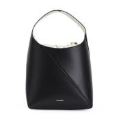 Zwarte Schoudertas Elegant en Functioneel Jil Sander , Black , Dames