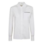 Elegante Witte Shirt Aw24 Brunello Cucinelli , White , Dames