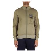 Sweatshirt met rits van katoen met regular fit Aeronautica Militare , ...