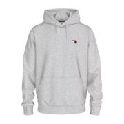 Casual Hoodie Sweatshirt Tommy Jeans , Gray , Heren