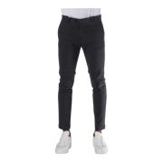 Elastische Chino Broek Briglia , Black , Heren