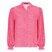 Lange Mouw Blouse Alyssa Ydence , Pink , Dames