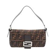 Pre-owned Canvas fendi-bags Fendi Vintage , Brown , Dames