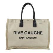 Pre-owned Canvas shoulder-bags Yves Saint Laurent Vintage , Beige , Da...