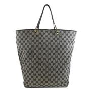 Pre-owned Canvas gucci-bags Gucci Vintage , Gray , Dames