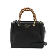 Pre-owned Leather gucci-bags Gucci Vintage , Black , Dames