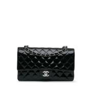 Pre-owned Leather shoulder-bags Chanel Vintage , Black , Dames