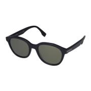 Stijlvolle zonnebril met Maison-stijl Fendi , Black , Unisex