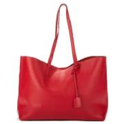 Pre-owned Leather shoulder-bags Yves Saint Laurent Vintage , Red , Dam...